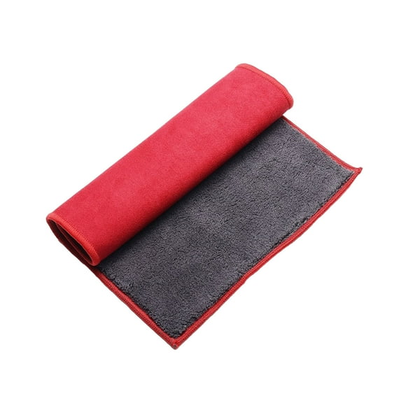 Suede Car Towel - Double-Sided Microfiber Wiping Cloth for Car Wash, Interior Cleaning, Fast-Drying, Scratch-Free, Reusable and Absorbent, 40x30cm - Ideal for Detailing and Car Care