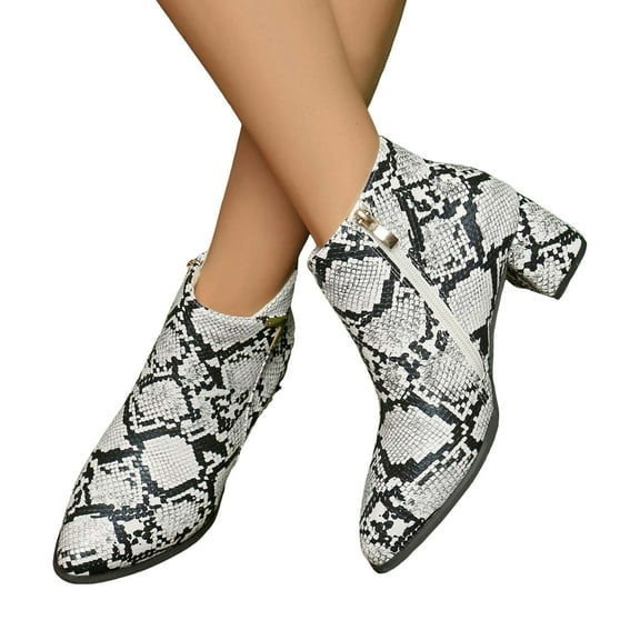 Suede Chelsea Boots Women Block Heel Pointed Toe Zipper Splice Ankle Booties Casual Winter Dress Short Boots