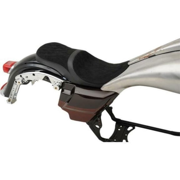 Suede Double Diamond Stitch Low Profile Tour Seat for Yaffe Razorback Tank