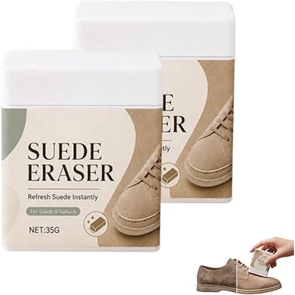 Suede Eraser Cleaner for Nubuck Shoes and Boots, Waterless Suede Shoe ...