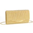 thumbnail image 1 of Suede Evening Bag Formal Clutch Purses for Women Sparkling Evening Bag with Detachable Chain for Prom Wedding Party, 1 of 6