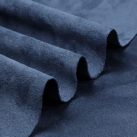 Suede Fabric by The Yard - 60"×36" Soft Ventilation Synthetic Suede Fabric(Double Side) for Car Headliner, Cushion, Boats, Home Décor&DIY 60inch Wide - Dusty Blue