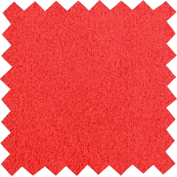 LitLook Micro Suede Faux Knit Fabric by the Yard - Stretch Brushed Suede for Dresses, Jackets, Leggings, Fall & Winter Fashion - Coral - Sample