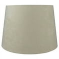 thumbnail image 1 of Suede Hardback Lamp Shade, 10" Top, 12" Bottom, 8.5" Slant Cream, 1 of 5
