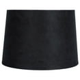 thumbnail image 1 of Suede Hardback Lamp Shade, 12" Top, 14" Bottom, 10" Slant Black, 1 of 5