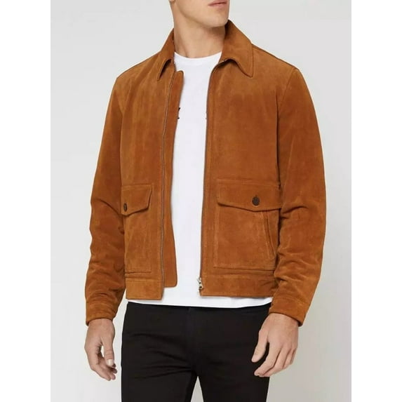 Suede Jacket, Leather Jacket, Men’s Premium Suede Jacket