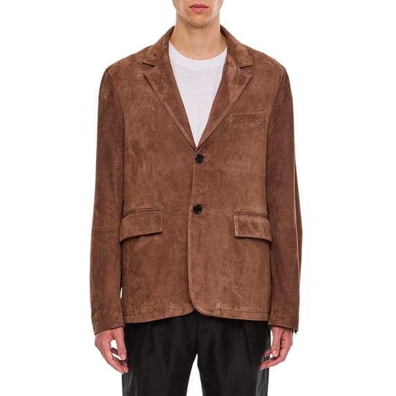 Paul Smith Man Suede Jacket Brown Sizes standard XXXS-7XL