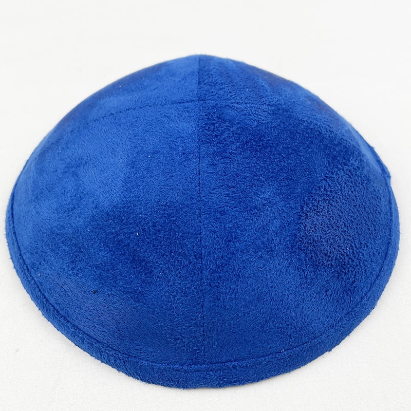 Suede Kippah Yarmulke Jewish Yamaka Kippa Israel Cap Judaica with clip ...