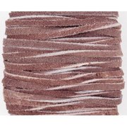 Suede Lace - Medium Brown - 0.125 Inches X 25 Yards