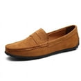thumbnail image 1 of Suede Leather Men Casual Shoes Loafers Leather Driving Moccasins Slip on Shoes, 1 of 5