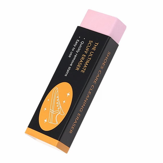 Suede & Nubuck Cleaner,Shoe Care Cleaning Eraser Block,Sneaker Eraser Wash Free Shoe Stain Remover,Rubber Block Shoe Brush Eraser for Leather Shoes,Sports Shoes,Casual Shoes,Boots(2.9x1")(Pink)