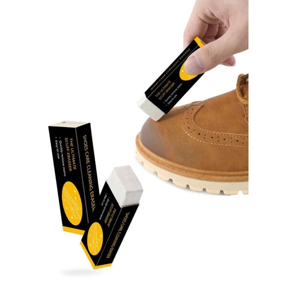 Suede & Nubuck Shoe Cleaner, Gentle Stain Removal Eraser, Ideal for Boots, Jewelry & Watches