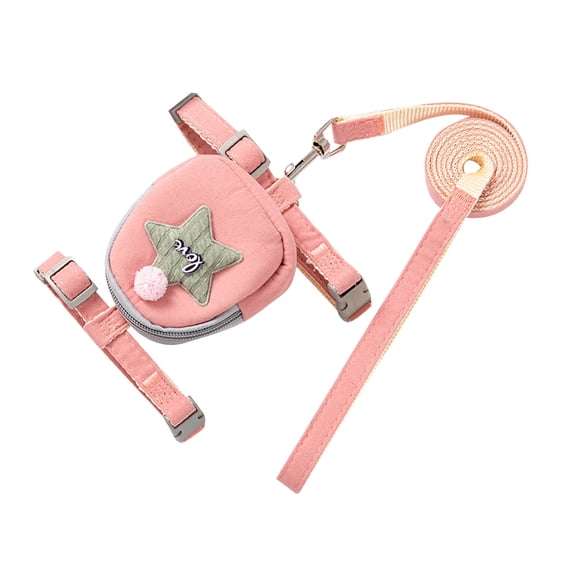 Suede With Reflective Strip Pet Chest Strap Dog Vest With Traction Rope for Safe and Comfortable Dog Walking, Soft Breathable Material Ideal for Daily Walks, Jogging, and Training Activities