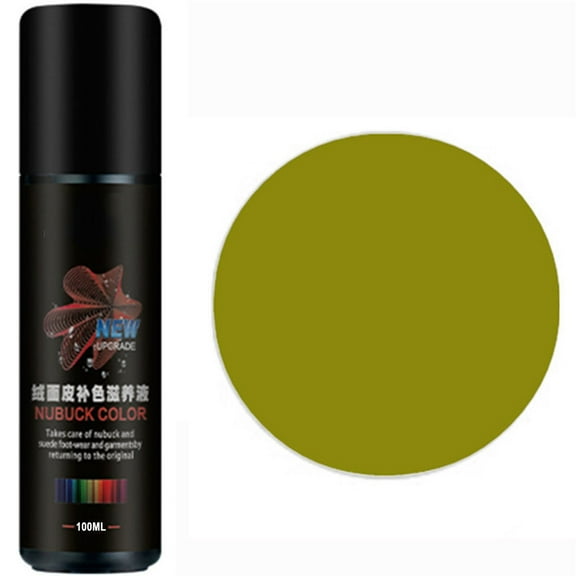Suede Renovator Spray - Restores Faded Suede - Revive Footwear Original Color - Great for Suede Shoes, Boots, Jackets, Heels, & More - 75ml Green