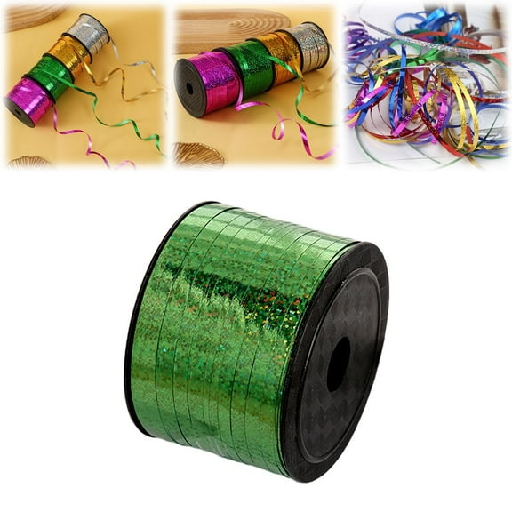 Suede Ribbon for DIY Curling Ribbon Crimped Curling Ribbon Metallic Balloon Ribbon Wrap Ribbon Balloon String Shiny Wrapping Ribbon For Crafts Christmas Birthday Wedding Decoration