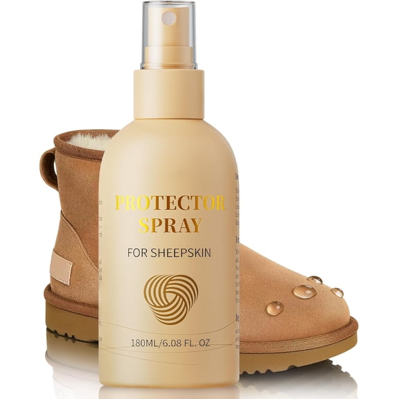 Suede Shoe Waterproof Spray: Water Repellent Protection for Sheepskin Nubuck Boots and Shoes for Rain Snow Daily Wear