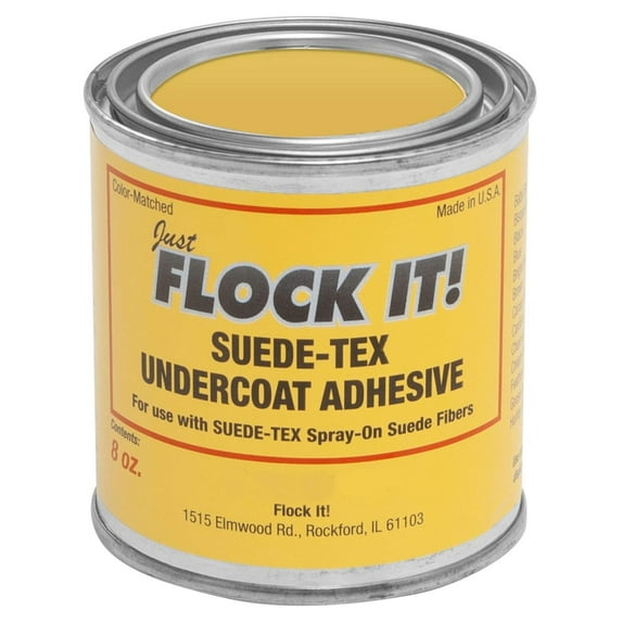 Suede-Tex Undercoat Black Hardware Adhesive, 8 OZ