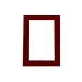 thumbnail image 1 of Suede Texture Photo Mat - Blaze Red 12x16 for 8.5x11 Certificates - Fits 12x16 Frame, 1 of 4