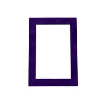 Suede Texture Photo Mat - Purple 12x16 for 11x14 Photos - Fits 12x16 Frame
