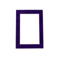 thumbnail image 1 of Suede Texture Photo Mat - Purple 18x24 for 13x19 Photos - Fits 18x24 Frame, 1 of 4