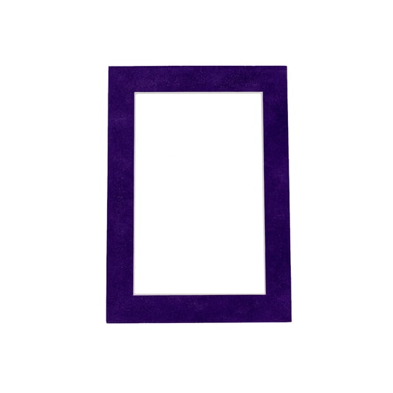 Suede Texture Photo Mat - Purple 22x28 for 16x20 Photos - Fits 22x28 Frame