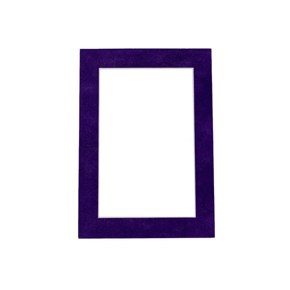 Suede Texture Photo Mat - Purple 22x28 for 18x24 Photos - Fits 22x28 Frame