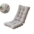 thumbnail image 1 of Suede Thickened Folding Cushion Set of 2 for Chair Recliner Rocking Chair, Polyester Plush Seat Cushions, 21.2x16.9"+16.9x16.9", 1 of 7