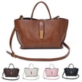 thumbnail image 1 of Suede Tote Bags for Women Retro Top-Handle Crossbody Shoulder Bag Handbags Purses Satchel for Travel Work, 1 of 4