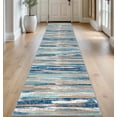 thumbnail image 1 of Suelur Runner Rug 2.6x14 Washable Long Kitchen Runner Non-Slip Soft Hallway Rug Runner Thin Print Faux Wool Carpet Runner for Home Entryway Bedroom Laundry Room, 1 of 10