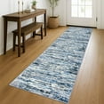 thumbnail image 1 of Suelur Runner Rug for Hallways Washable Kitchen Runner Non-Slip Soft 2x8 Runner Rug Thin Print Faux Wool Carpet Runner for Entryway Bedroom Laundry Room Indoor Home, Grey Blue White, 1 of 10