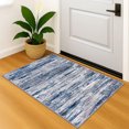 thumbnail image 1 of Suelur Washable Rug 2x3 Non Slip Rugs for Entryway Indoor Door Mat Super Soft Small Area Rug with Rubber Backing for Kitchen Bedside, Navy Blue/Gray/Neutral/Multi, 1 of 8