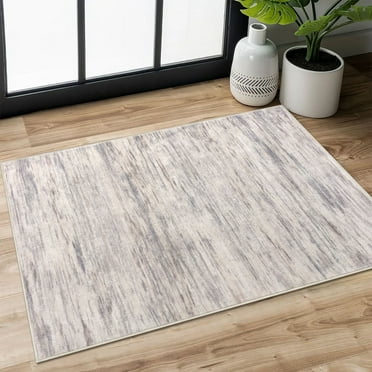 Suelur Washable Rug 2x3 Non Slip Rugs for Entryway Indoor Door Mat Super Soft Smal Area Rug with Rubber Backing for Kitchen Bedside, Gray/Beige/Neutral/Multi
