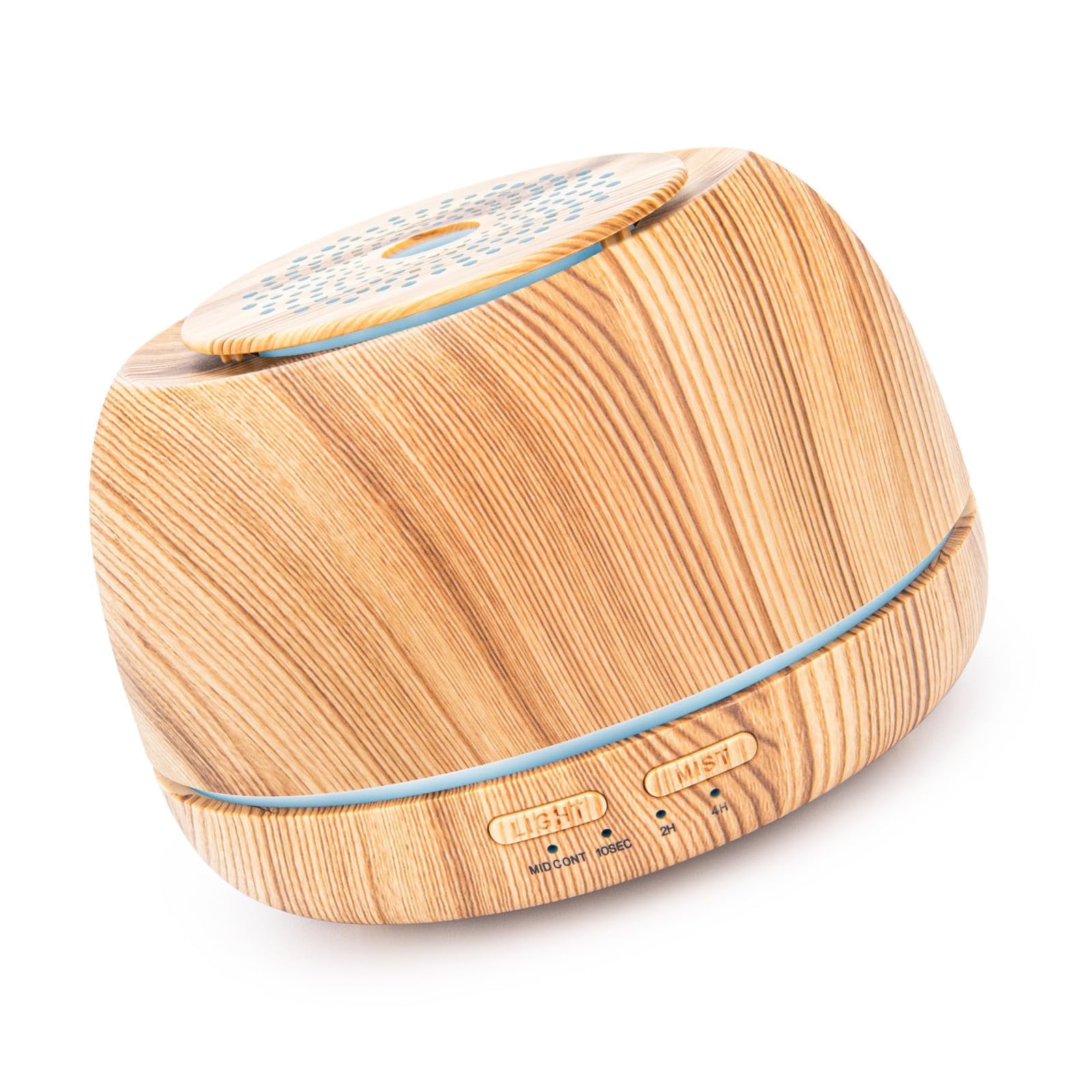 Suerbeaty Essential Oil Diffuser, Ultrasonic Aromatherapy Oil Humidifier with 7 Colors Lights 2 Mist Mode for Home
