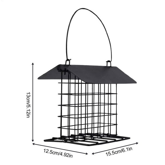 Suet Feeder Reusable Squirrel Proof Cage for Wild Birds Woodpecker Hummingbirds Parrot All Breeds Garden Outdoor Feeding Station