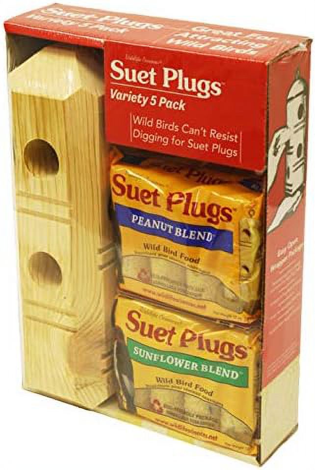 Suet Plus Suet Plug 5Pack Feeder