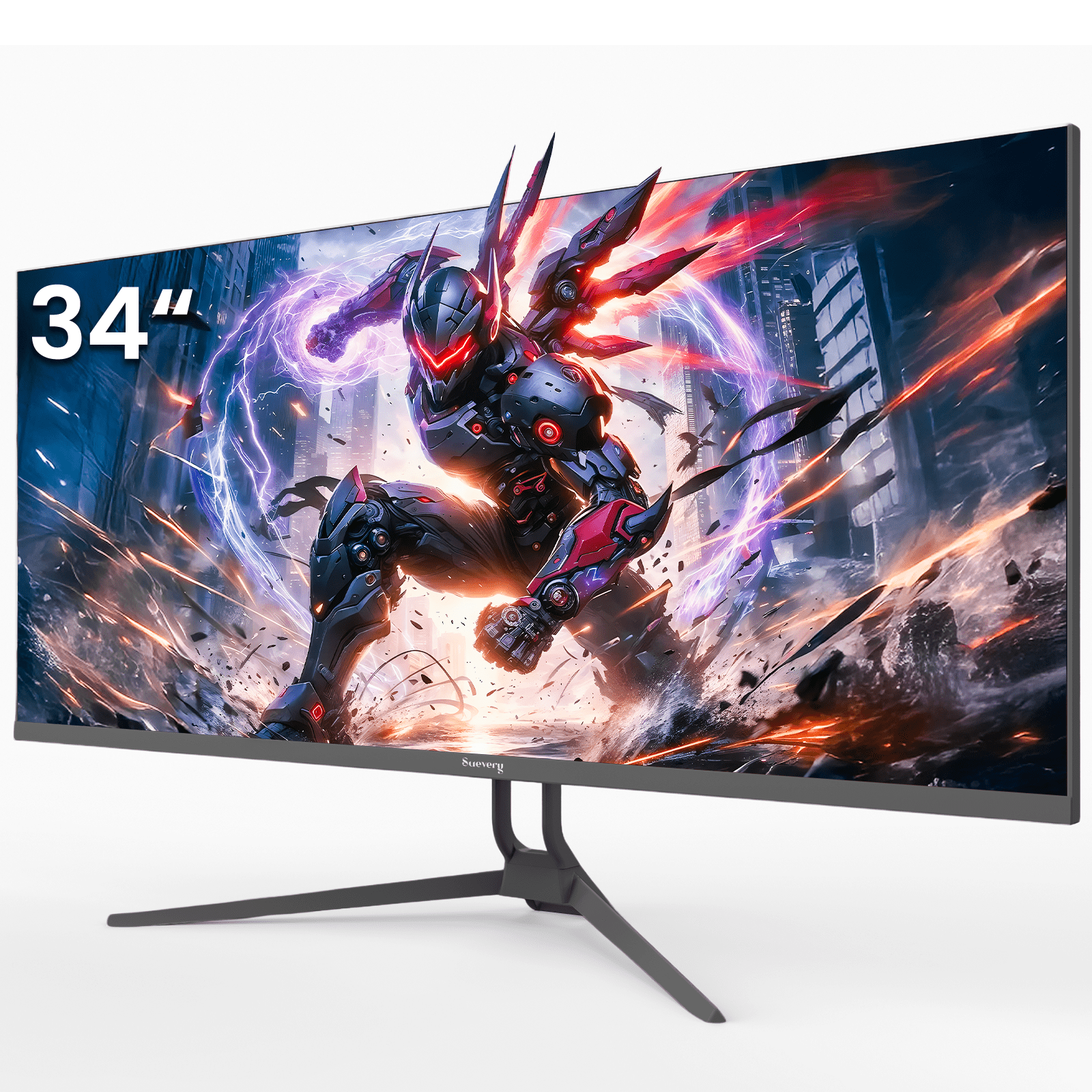 Suevery 34 Inch 165Hz UWQHD IPS Utrawide Gaming Monitor,3440x1440,21:9 ...