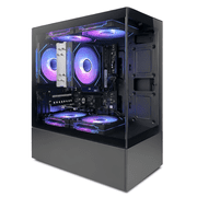 Suevery Gaming PC Desktop   AMD Ryzen 5 5600GT, 16GB DDR4 RAM, 512GB NVMe SSD, 650W, RGB Fans, Wi-Fi 6, Black