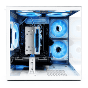 Suevery Gaming PC Desktop, Intel i5-12400F, RTX 3050 6GB, 1TB 3.0 SSD, DDR4 16GB, RGB Lighting, 650W, White