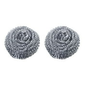 Sueyeuwdi 1 Steel Wire Ball Stainless Sponges Scrubbers Cleaning Utensil Scrubber Density Scrubber Scouring For Pot Pan Dish Wash Cleaning For Removing Dirty Cookware Cleaner (Clearance)