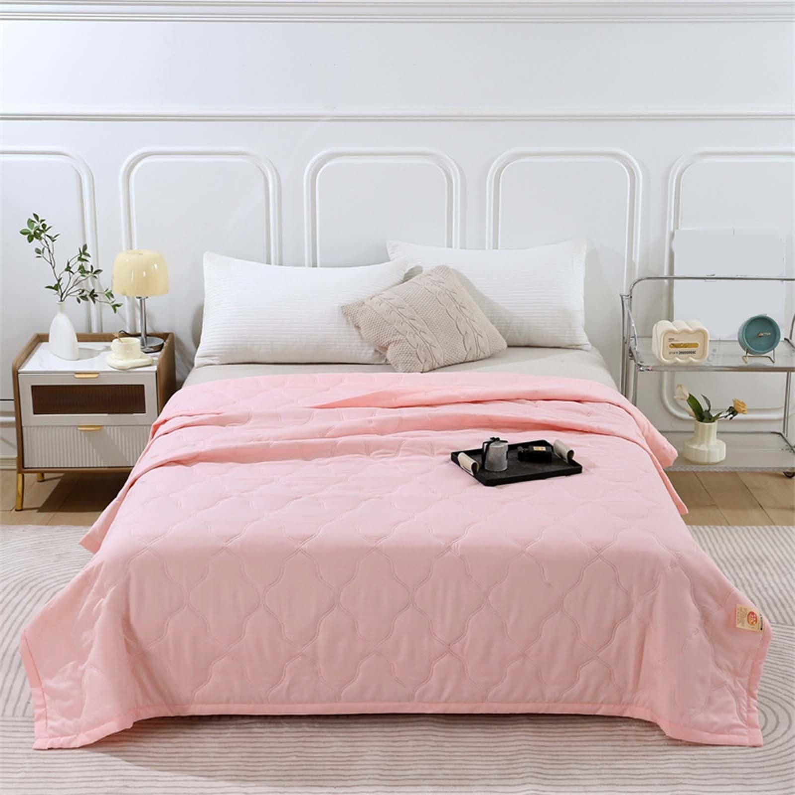 Sueyeuwdi Cooling Blanket Quilts Queen Size Summer Blanket Bed Blanket
