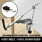 Sueyeuwdi Knife Sharpener Kitchen Gadgets System 360掳 Diamond Rotation Sharpener Kitchen Upgrade Portable Tools & Home Improvement Tools 27*15*12cm