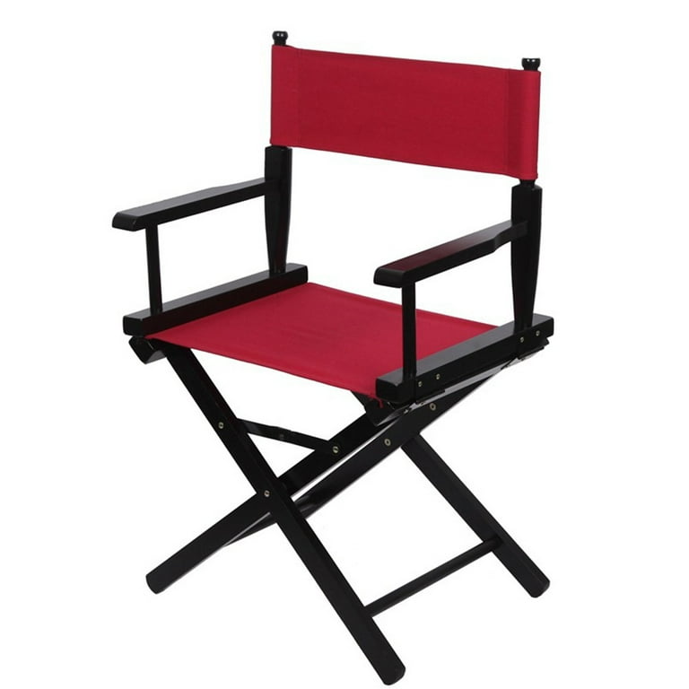 Sufanic 1 Set Casual Directors Chair Cover Kit Replacement Canvas Seat and Back Cotton Canvas Stool Cover for Home Director Chair Medium Size Red Walmart