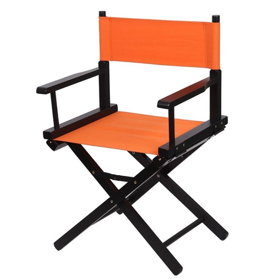 Sufanic 2 Sets Directors Chair Canvas Replacement,Makeup Chair Seat and Back Replacement Cotton Canvas Stool Protector for Home Director Chair,Orange