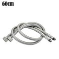 thumbnail image 1 of Sufanic 2Pcs 304 Stainless Steel Flexible Hot And Cold Mixer Water Tube Hose Pipe, 1 of 7