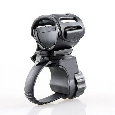 Sufanic 360 Degree Rotation Bicycle Handlebar Light Bracket Flashlight Lamp Holder,Black