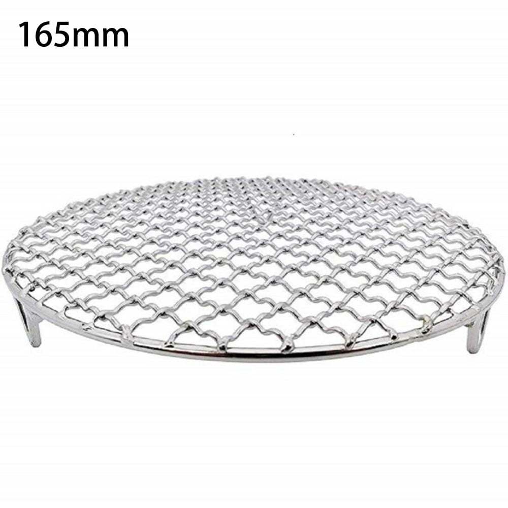Sufanic 6.6inch Round Cooling Baking Rack 201 Stainless Steel Wire Oven Grill Sheet Silver