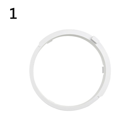 Sufanic 6" Portable Air Conditioner Window Adapter Exhaust Hose Connector Tube Connector Air Hood Baffle Plate Mobile air Conditioning Accessories (6" Round Mouth White)