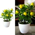 thumbnail image 1 of Sufanic Artificial Potted Flowers Fake False Plant Outdoor Yard Garden Home In Pot Decor, 1 of 6