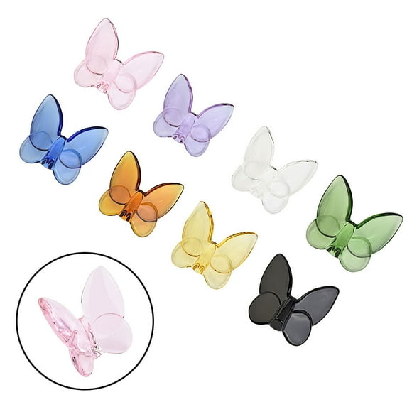 Sufanic Glass Crystal Lucky Butterfly Vibrantly with Bright Color Ornaments Home Decore