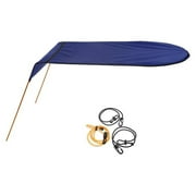 Sufanic Kayak Boat Canoe Sun Shade Canopy for Single Person,50x44inch,Dark Blue